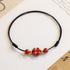 Black / Anklet Circumference 18-32cm