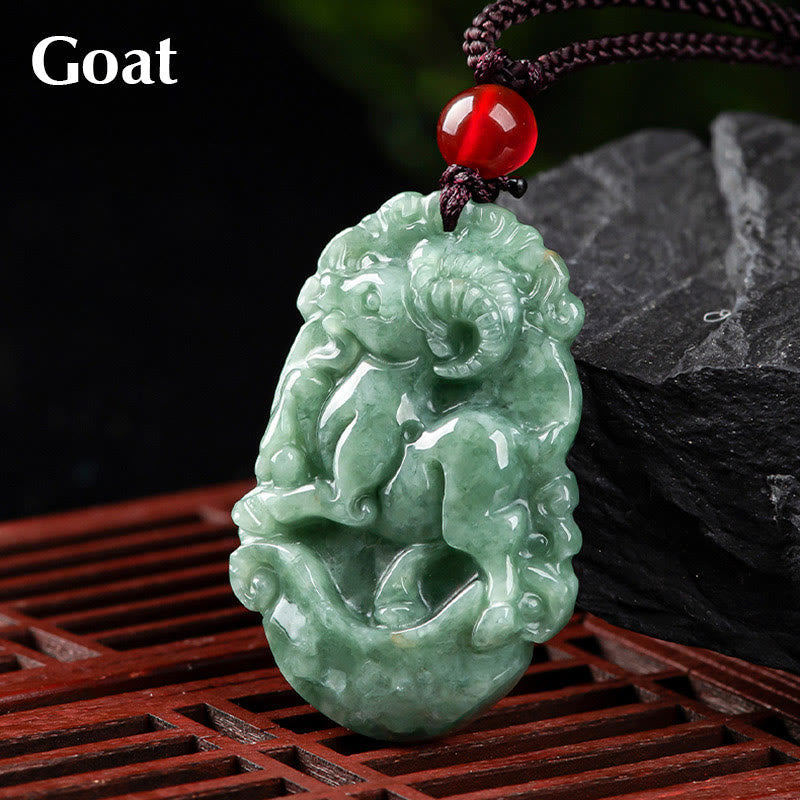 KarmaRipple's Authentic Jade 12 Chinese Zodiac Prosperity Pendant Necklace p8