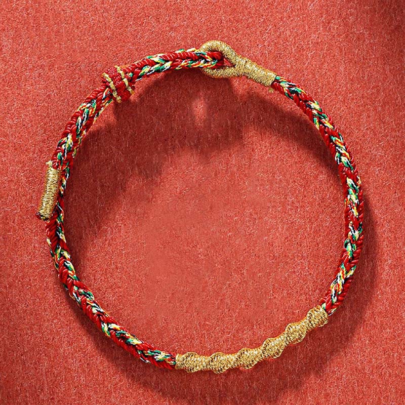 KarmaRipple's Handmade Chinese Zodiac Natal Buddha Protection Strength Woven String Bracelet p3