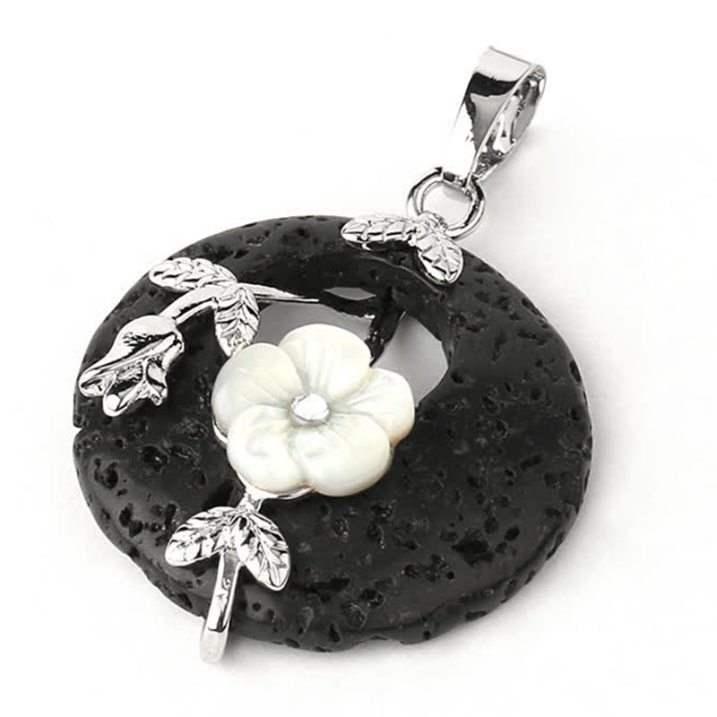 KarmaRipple's Various Gemstone Amethyst Green Aventurine Flower Balancing Pendant Necklace p16