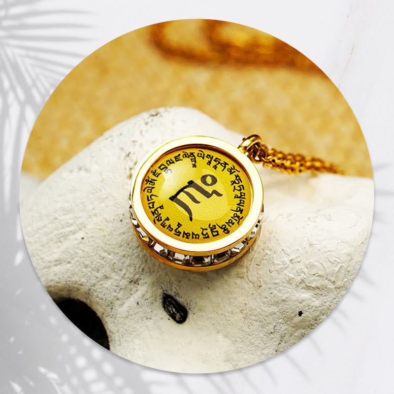 KarmaRipple's Tibetan Yellow God Of Wealth Green Tara Buddha Serenity Titanium Steel Pendant Necklace p14