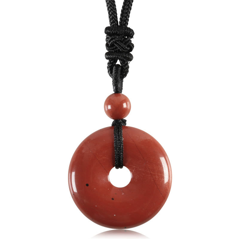 KarmaRipple's Fortunate Coin Necklace Balancing Gemstone Gemstone Pendant p10