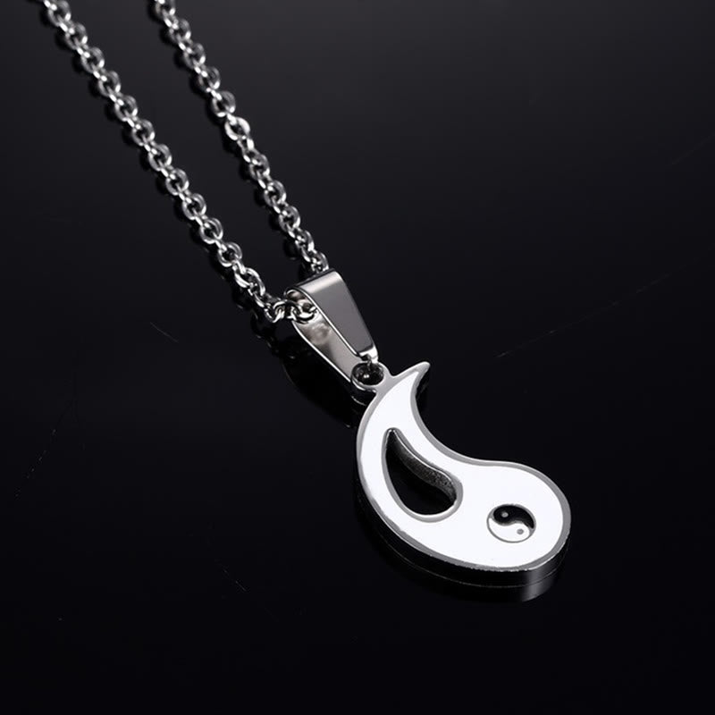 KarmaRipple's 2pcs Yin Yang Necklace Pair Pendant p9