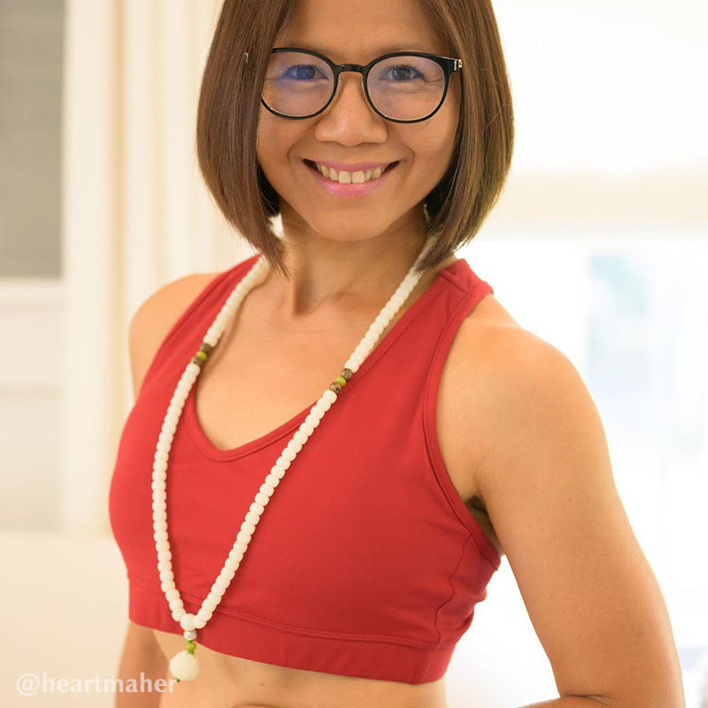 KarmaRipple's Ivory Jade Bodhi Lotus Mala Balance Pendant Bracelet p9