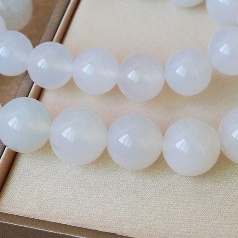 KarmaRipple's Ivory Agate Red Agate Fortune Wrist Mala Tassels Pocket Mala Car Decoration p10