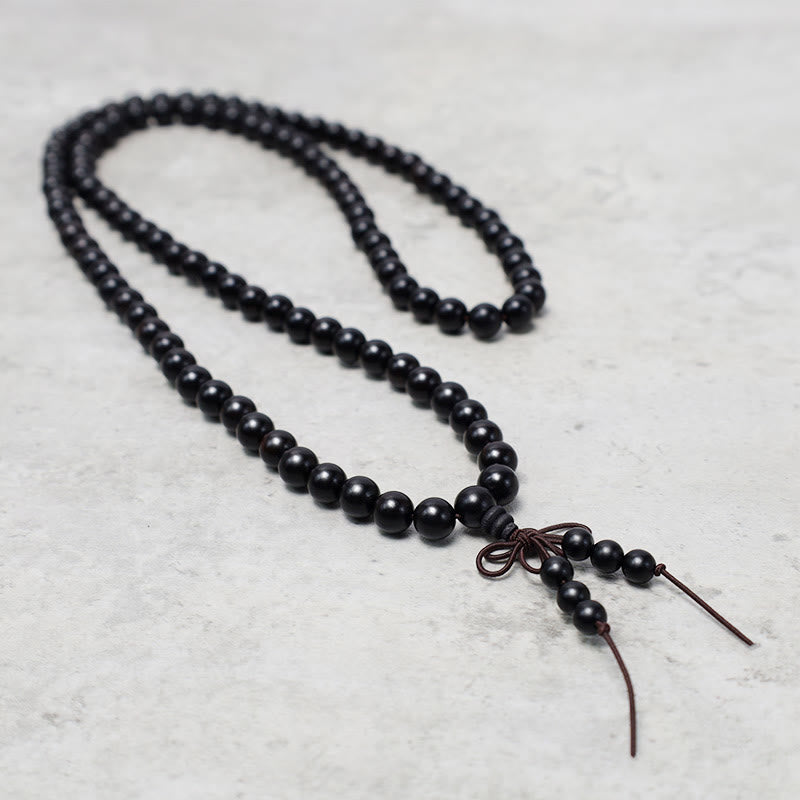 KarmaRipple's 108 Mala Beadwork Bracelet Prayer Meditation Sandalwood Elastic p13