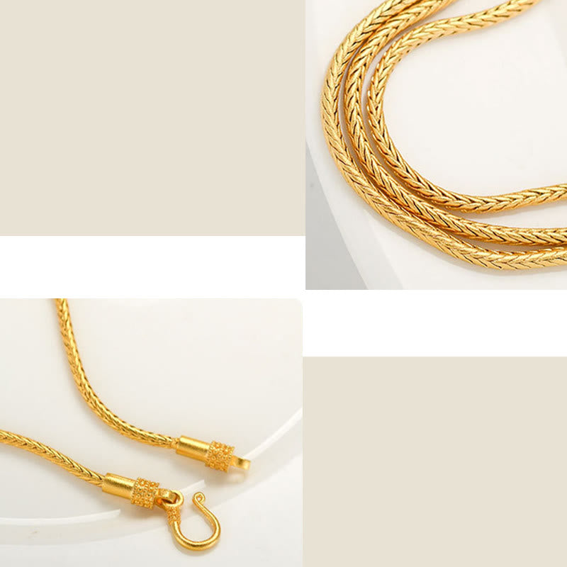 KarmaRipple's Tibetan 18K Gold Om Mani Padme Hum Fortunate Koi Fish Fu Character Ingot Bronze Coin Peace Bracelet p10