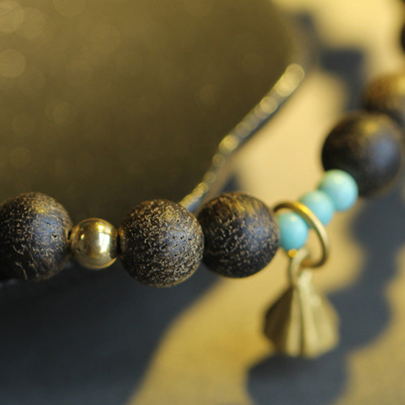 KarmaRipple's Agarwood Lotus Strength Bracelet p11