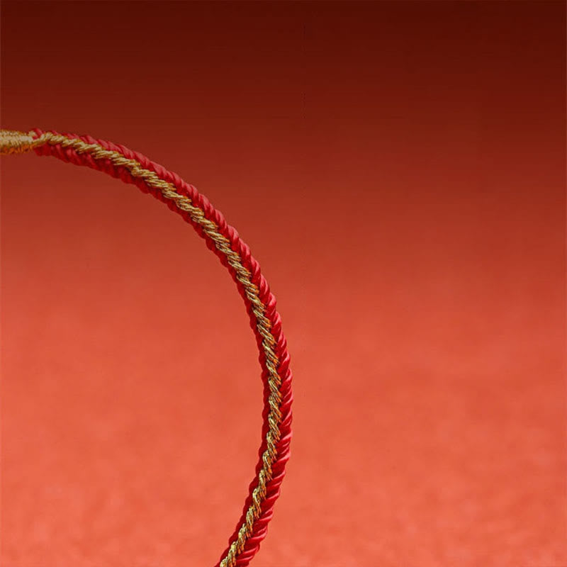 KarmaRipple's Handmade Chinese Zodiac Rabbit Rooster Rat Horse Dragon Protection Braid String Bracelet p11