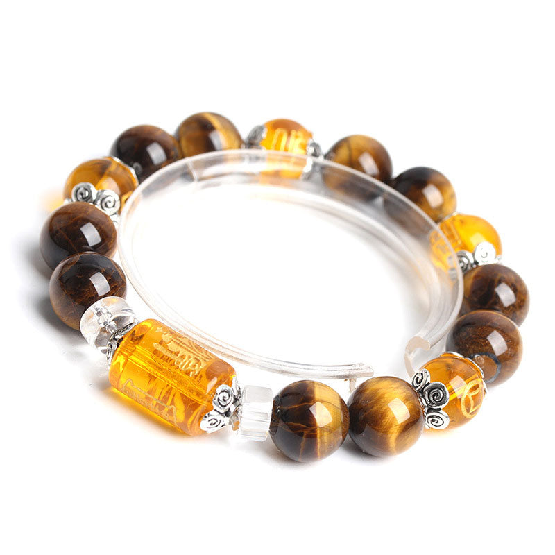 KarmaRipple's Tiger Eye Bead Fortune Prosperity Bracelet p10