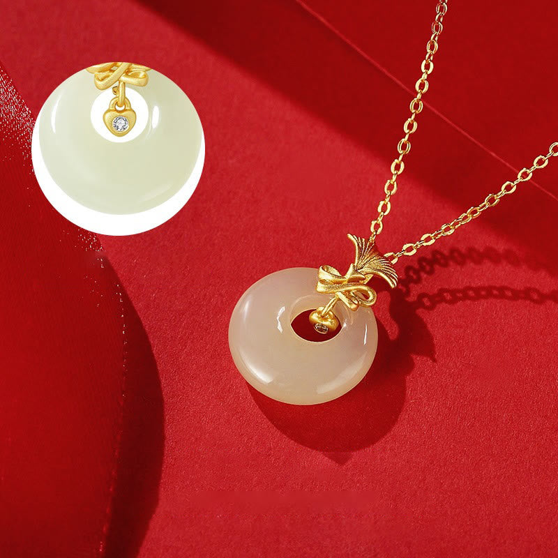 KarmaRipple's 925 Sterling Silver Authentic Hetian Jade Carnation Flower Prosperity Pendant Necklace p2