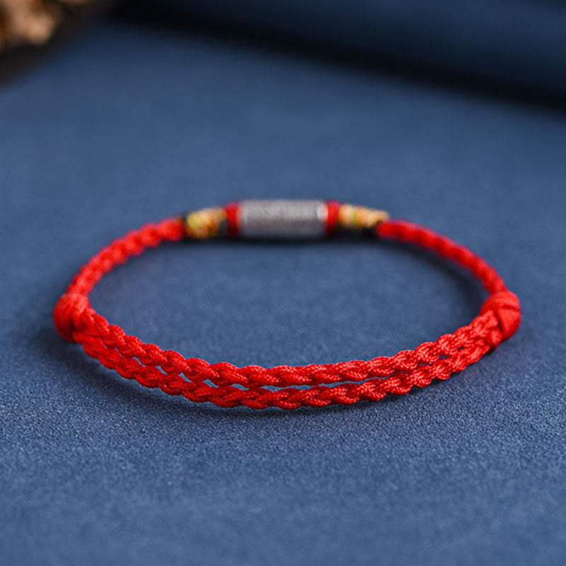 KarmaRipple's Handcrafted 925 Sterling Silver Everything Goes Well Design Protection Strength Bracelet Anklet p12