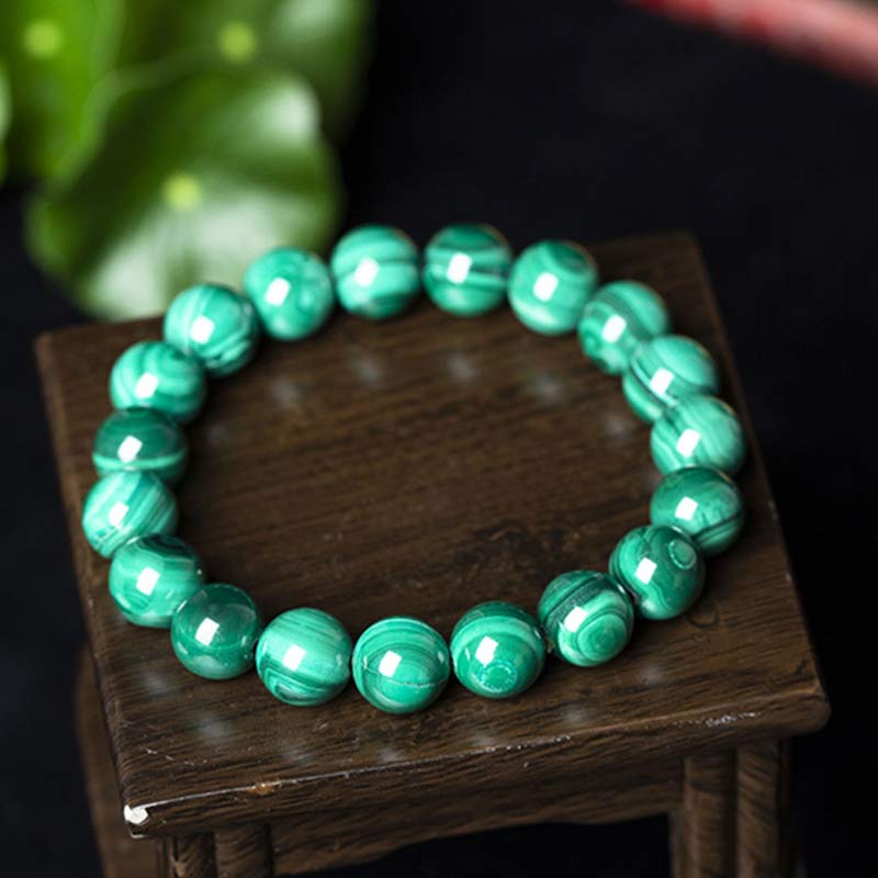 KarmaRipple's Authentic Malachite Protection Calmness Bracelet p10