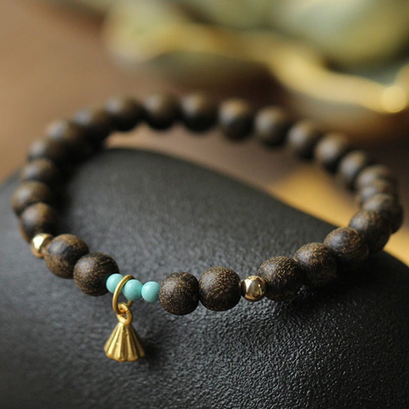 KarmaRipple's Agarwood Lotus Strength Bracelet p2