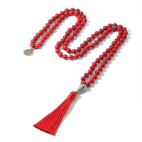 KarmaRipple's 108 Mala Beadwork Prayer Yoga Meditation Pendant