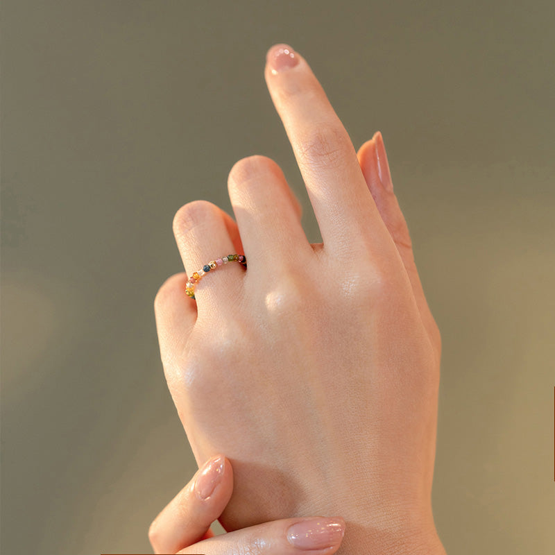 KarmaRipple's Authentic Tourmaline Positive Love Ring p4