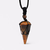 KarmaRipple's Authentic Stone Pointed Necklace Pendant
