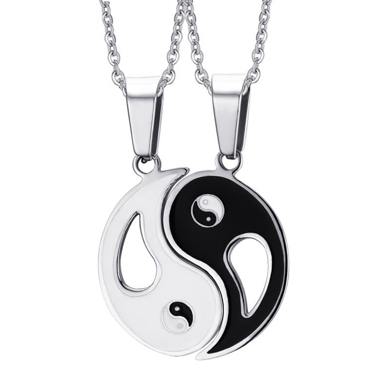 KarmaRipple's 2pcs Yin Yang Necklace Pair Pendant p13