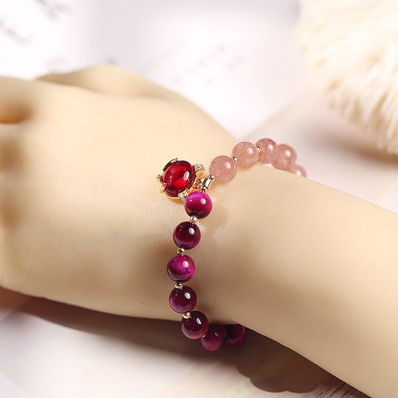 KarmaRipple's Authentic Strawberry Quartz Pixiu Love Bracelet p6