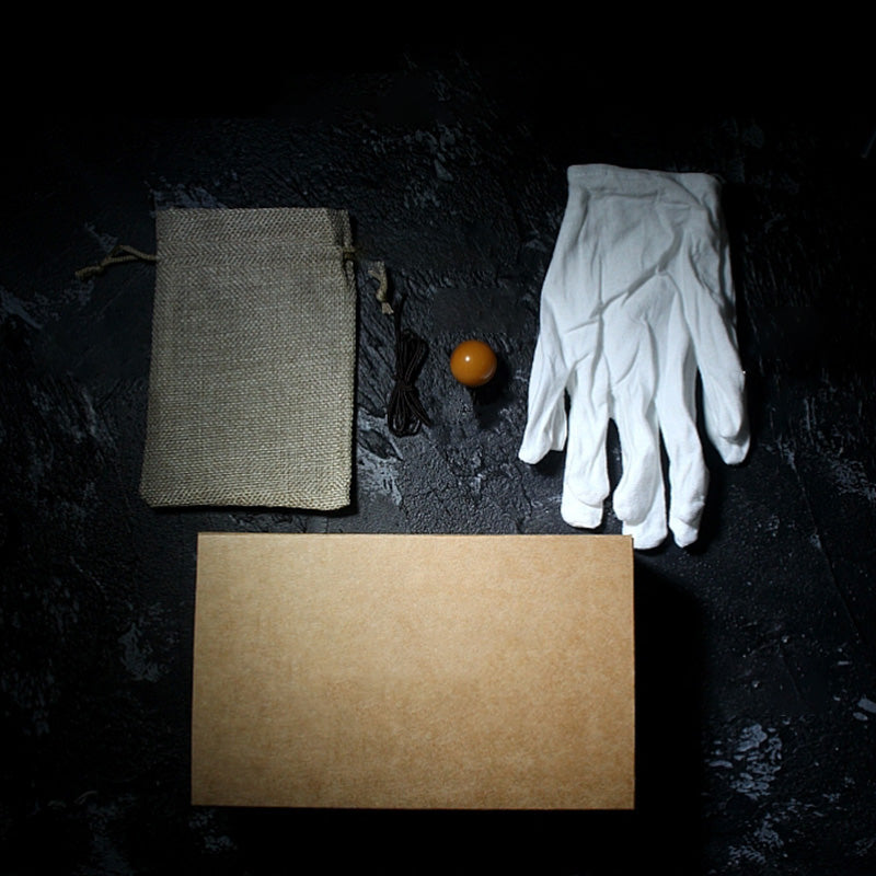 KarmaRipple's 108 Mala Beadwork Tibet Sheep Horn Amber Fortune Bracelet p21