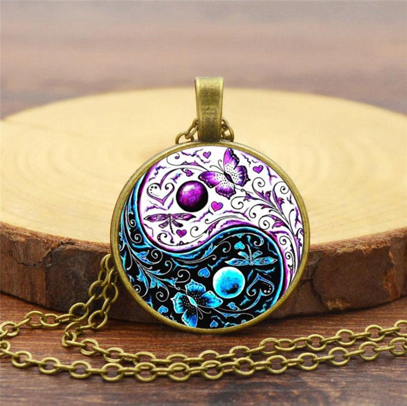 KarmaRipple's Yin Yang Chain Balance Pendant Necklace p7