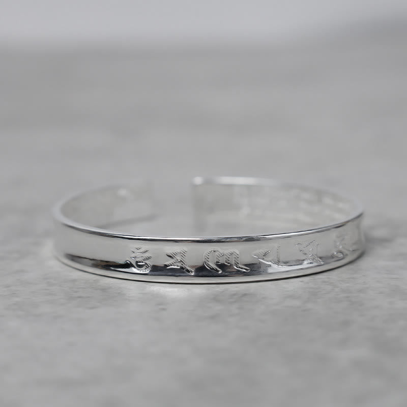 KarmaRipple's Tibetan Mantra Ivory Bronze Bracelet p2