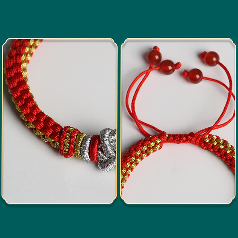 KarmaRipple's Colorful Rope True Love Weave Fortune Handmade Bracelet p13