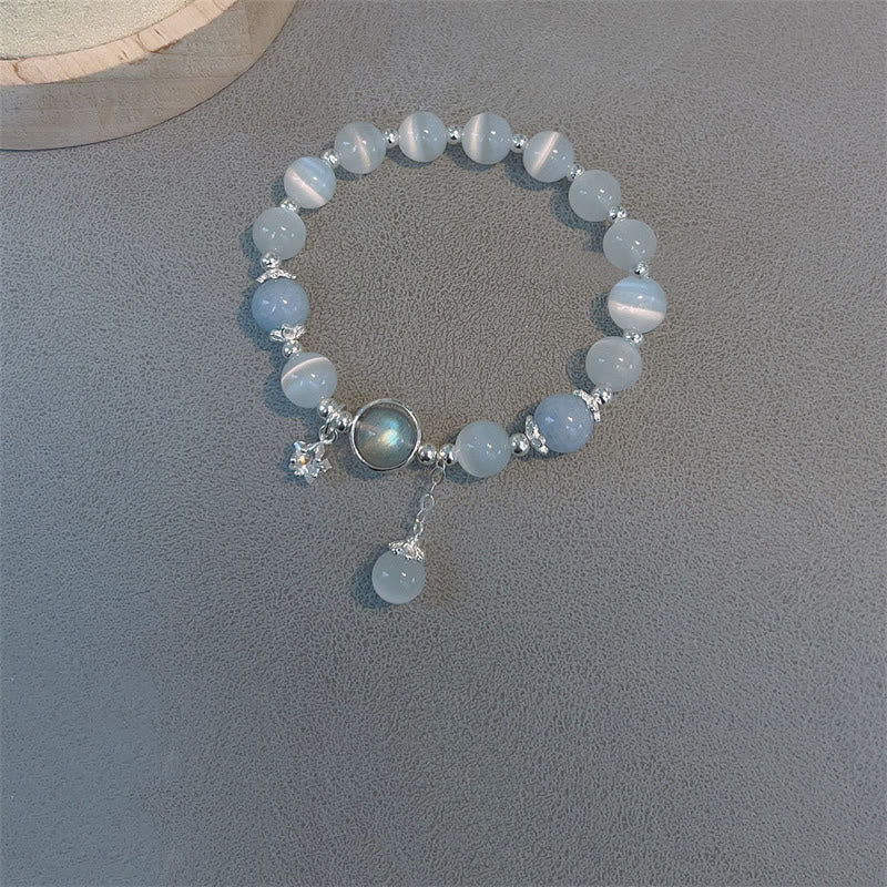 KarmaRipple's Cat's Eye Moonstone Butterfly Star Talisman Support Bracelet p14