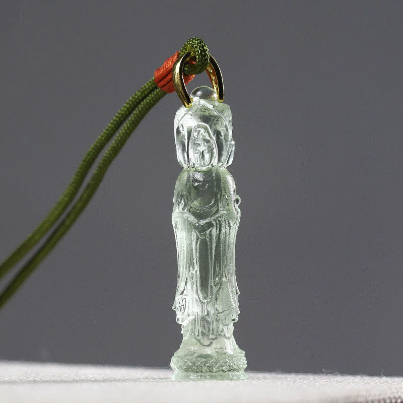 KarmaRipple's Avalokitesvara Buddha Liuli Balance Pendant p3