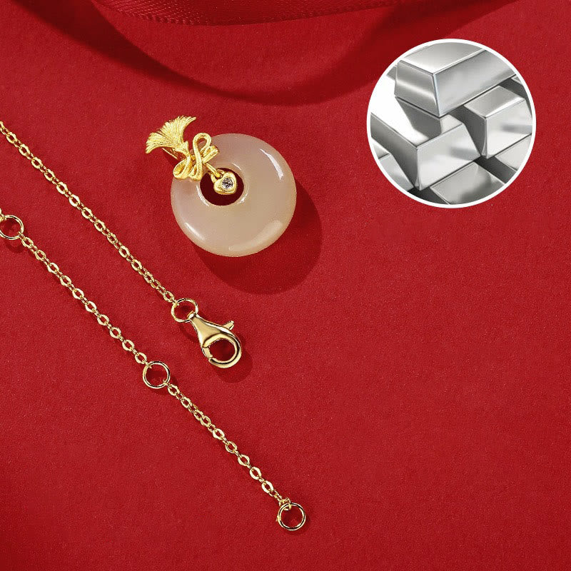 KarmaRipple's 925 Sterling Silver Authentic Hetian Jade Carnation Flower Prosperity Pendant Necklace p3