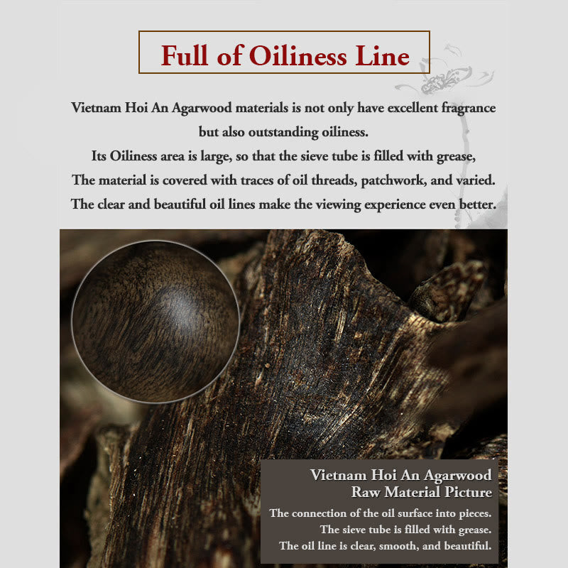 KarmaRipple's Nine Points Sinking Water Vietnam Hoi An Agarwood Peace Strength Bracelet p11