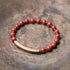 Red Jasper Single Wrap Bracelet / 15cm
