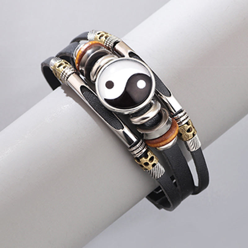 KarmaRipple's Yin Yang Leather Balance Bracelet p10