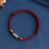Anklet(Circumference 20-32cm) / Dark Red Rope