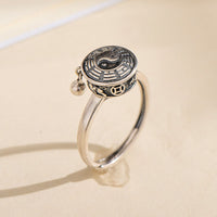 KarmaRipple's Yin Yang Bronze Fortune Wealth Rotatable Ring
