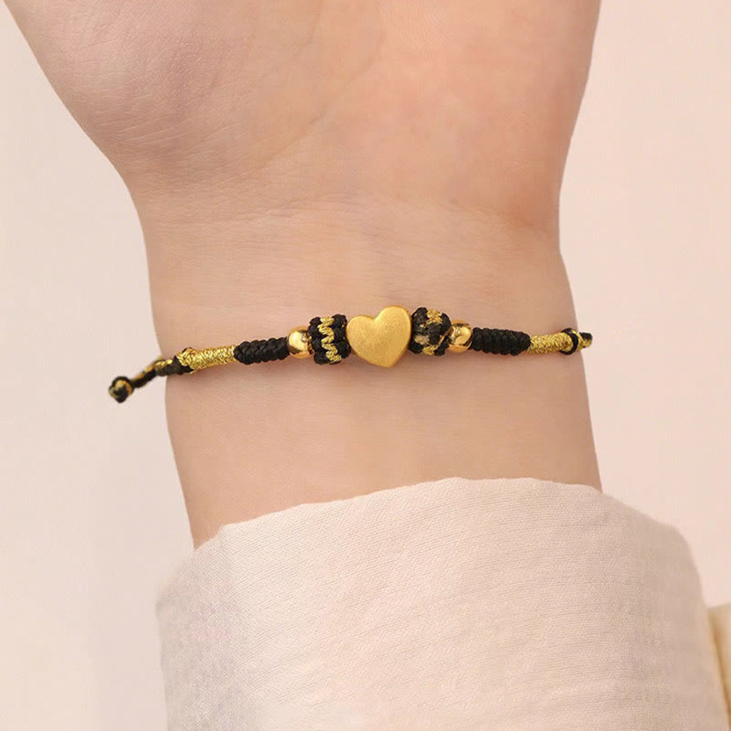 KarmaRipple's Tibet Handmade Love Heart King Kong Weave Fortune Woven Bracelet p6